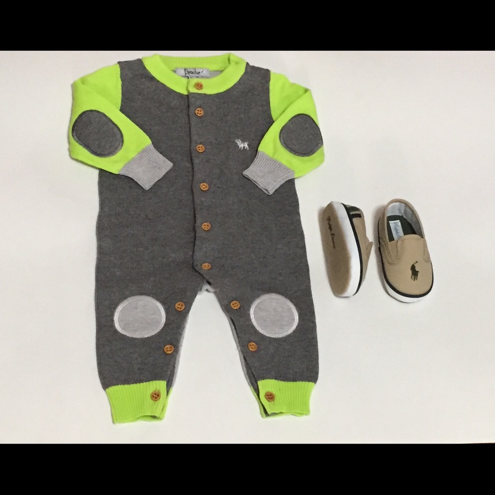 Frenchie Mini Couture Romper
